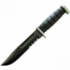 d2 Fixed Blade, With Eagle Sheath, 7 in., ComboEdge
