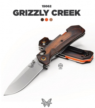 Benchmade 15062 GRIZZLY CREEK, Wood, CPM-S30V, Taschenmesser