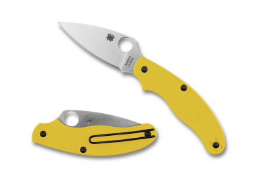 Spyderco C94PYL UK Penknife, Yellow FRN, LC200N