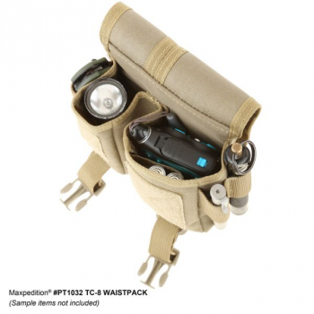 Maxpedition TC-8 Pouch, khaki für Smartphone, Taschenlampe, Taschenmesser!