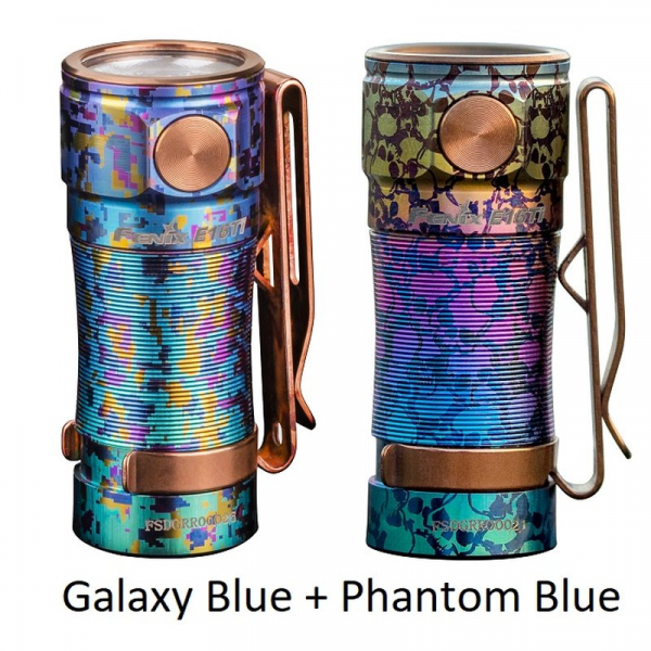 Fenix E16 Ti Titan LED Taschenlampe - Galaxy Blue